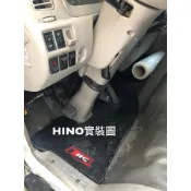 日野HINO 3.5噸 5噸 6.5噸 7.4噸 四期/五期/六期 小型商用貨車 厚實耐磨防水橡膠腳踏墊 天然橡膠材質