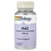 【iHerb】Solaray, NAC（N-乙醯半胱氨酸），600 毫克，60 粒素食膠囊