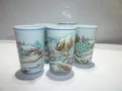 【壺櫃】茶壺.紫砂壺.朱泥壺.手拉坯壺/山水聞香杯組5個一組