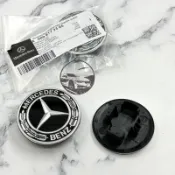 Mercedes Benz 賓士 原廠 德國 夜色版 引擎蓋 前標 黑麥穗 平標 w204 w205 w212 w210