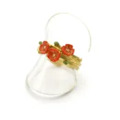 【Palnart Poc 官方正品】RN096 罌粟花 花圈 戒指 Poppy