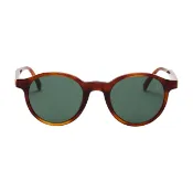 【BreezeOnline 微風精品線上】dunhill Rollagas圓框墨鏡(金棕色框綠色鏡片)