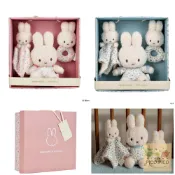 日本🇯🇵直送｜Miffy x Little Dutch聯名款幸運花禮盒三件組|嬰兒玩具組 新生兒禮物 彌月禮 安撫巾＋搖
