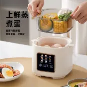 多功能煮蛋器 110V雙層蒸蛋器 早餐機 煮蛋機 電蒸鍋 迷你電燈鍋 溫泉蛋神器 蒸蛋鍋 萬用鍋 蒸煮鍋 附蒸籠碗蛋架