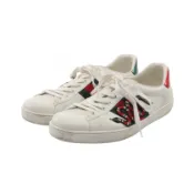 【DOKODEMO】【二手】Gucci GUCCI 刺繡雪莉線 456230 男士真皮運動鞋