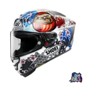 【台中硬了安全帽】SHOEI X15 選手彩繪 招財貓 白 MARQUEZ MOTEGI5 TC-6 新品 公司貨 含稅