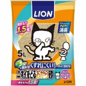 日本 LION 獅王 除臭豆腐砂 5L 薰衣草香 可沖馬桶 超低粉塵 超推薦 除臭力超強 超凝結