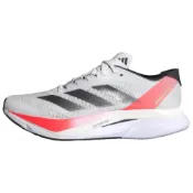 (店+)【adidas 愛迪達】IF9210 adidas Adizero Boston 12 舒適百搭減震輕便 低幫 訓練長跑跑步鞋 男款 白金紅 愛迪達男鞋 男運動鞋 男鞋