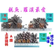 7號魚舖--高蛋白--羅漢爆頭.起頭超好用-A級肉食上浮飼料大小顆粒(鰻魚.鱸魚.羅漢.龍魚.火箭.大小型魚)嗜口性極佳
