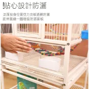 (店+)新型防濺亞克力鳥籠鸚鵡籠子家用大型大號豪華別墅繁殖籠