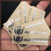【Nami】適用於24款Toyota Alphard  中控貼金屬 立體車用品40系30裝飾隨意貼 立體飾貼 金屬貼