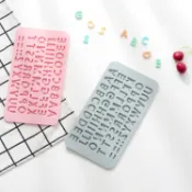 台灣現貨 AABB英文字母矽膠模 生日快樂DIY巧克力模具 粘土用 烘焙工具（JG）