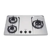(店+)Rinnai 林內 檯面式防漏不銹鋼三口爐 RB-H301S(R) 含運不安裝
