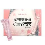 WEIDER 威德 海洋膠原粉+鐵 蜂蜜檸檬口味 4.5g x 60包