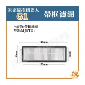 (店+)台灣出貨 米家掃拖機器人G1 帶框濾網 內置濾網 米家石頭掃地機 掃地機器人 副廠 配件 耗材 MJSTG1