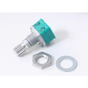 小白的生活工場*ALPS RK097G精密雙聯(6腳)電位器A50K/A10K 柄長15mm 梅花軸