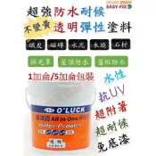 (店+)★歐樂克修繕家★ All In One 水性 透明 防水漆 室內外牆壁、磁磚、石材、木材，增艷 透明防水膠
