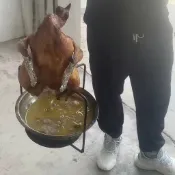 烤雞架臺灣家庭燒雞爐小型家用碳烤全套配件多功能烤架新款小喵精選百货~~