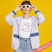 betty’s貝蒂思(41)水玉逗點印花抽繩連帽外套(共二色)