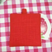 預購～傳統式有開口純素色純棉香火袋5×5～6×6公分