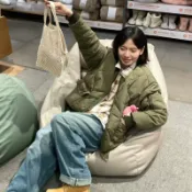 卜二屋 公司貨 免運 MUJI無印良品同款懶人沙發單人豆袋可拆洗網紅日式防水小戶型臥室 快速發貨