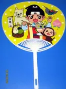  日本 岡山市 桃太郎 扇子 紙扇 