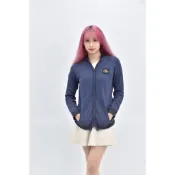 (S) zara 長袖連帽大童藍色外套二手衣