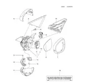 SAAB 大 95 後視鏡方向控制轉馬達 13502399