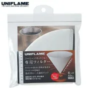 台北山水戶外用品專門店 UNIFLAME 咖啡濾紙/咖啡過濾紙4人用 U664049 日本製