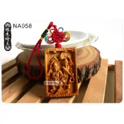 【琢木琦玉】NA058 崖柏木 精雕 七爺八爺/黑白無常/謝將軍 范將軍-護身平安 掛飾 ＊買3送1
