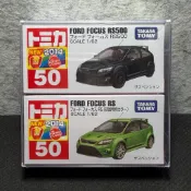 Tomica多美小汽車 50 福特 ford focus rs500 mk2 初回 綠色 RS 消光黑(2014絕版車）