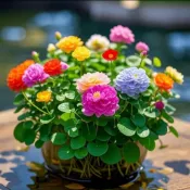 🍀（開花銅錢草）🍀 現貨（60粒入）多款花色銅錢草種子 室內水養綠植吸甲醛 招財水培土培辦公室桌面盆栽種子 金錢草花卉籽