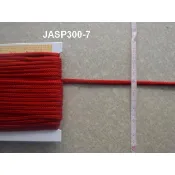 *巧巧布拼布屋*日本進口---#JASP300-7紅色棉繩-寬5mm賣場一尺30cm  8元