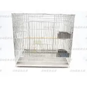 一尺半白鐵鳥籠/羽翔寵物鳥園/摺疊鳥籠/204不鏽鋼材質/組裝容易/堅固耐用/鸚鵡鳥籠/蜜袋鼯籠/松鼠籠