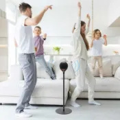 新款 適用于蘋果Homepod mini音響落地支架伸縮金屬音箱架子底座部分訂金