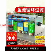 青春公社 {台灣公司 可開發票}魚池過濾器水循環系統養魚過濾凈化設備室外大型水池凈水過濾箱