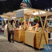 【免運】戶外集市木質折疊花車攤位架移動箱體夜市擺攤活動棚售貨車促銷臺 夜市攤車 展示架 擺攤桌 花車攤位架環球家居