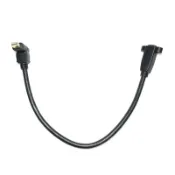 上彎Displayport公頭轉迷你Mini DP母孔高清視訊轉換線90度彎頭轉接線