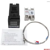 數字 LCD PID REX-C100 溫度控制器套裝 + K 熱電偶 + Max.40A SSR