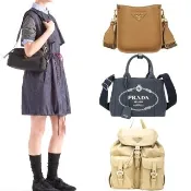 【PRADA 普拉達】Explore Re-Nylon Canapa 經典帆布包 牛皮斜背包 尼龍兩用包 後背包(多款)