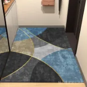 🔥臺灣出貨🔥 水晶絨進門地墊家用簡約入戶門玄關門墊歐式大門門口腳墊耐臟防滑 XZAN