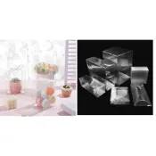≡☆阿雪包裝家專賣店☆≡ PVC透明盒 塑膠盒 飾品盒 手工皂/餅乾/禮品包裝盒【10入/包】-2