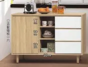 21B【新北蘆洲~嘉利傢俱】瑪莉歐4尺餐櫃-編號 (B230-4) 【B系列商品另有優惠】