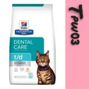 【Hills 希爾思處方】貓處方 貓用 t/d 口腔護理 4磅｜td 貓飼料★特殊大顆粒，沒購買過請評估後再下標★