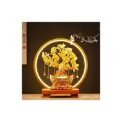 (店+)黃水晶髮財樹 招財樹 發財樹 搖錢樹 招財小物 擺件 招財擺飾 財位擺飾 喬遷 開幕 開幕送禮