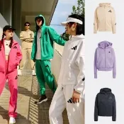 【adidas 愛迪達】運動 休閒 連帽 男外套 女外套 W Z.N.E. FZ(IS3934&JD3989&JE7848)