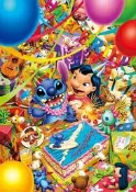 2000-540 絕版2000片日本進口拼圖．迪士尼 STITCH 史迪奇 莉羅 星際寶貝 生日派對