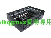 【VLK】新款8卡直插靜音准系統平台機箱1660s/588/3070/3090八顯卡距70MM[1120101]