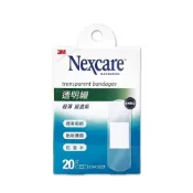 (店+)【3M Nexcare】透明繃 20片裝(2.5x7.2公分) 透明繃帶 OK繃