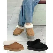 【UGG】UGG Tazzette UGG小標 麂皮 穆勒鞋(UG1134810)